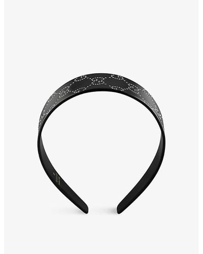 Gucci Fashion Show Resin Headband - Black