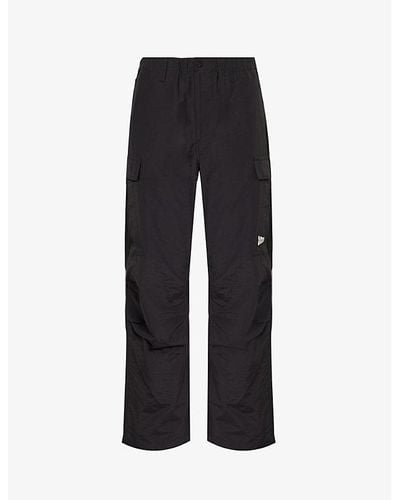 BBCICECREAM Arch Relaxed-fit Straight-leg Cotton-blend Cargo Pants - Black
