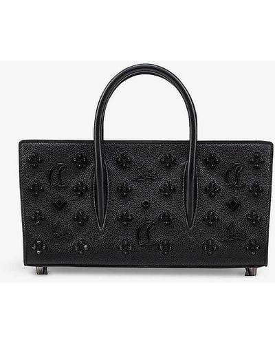 Christian Louboutin Paloma Leather Top-handle Bag - Black