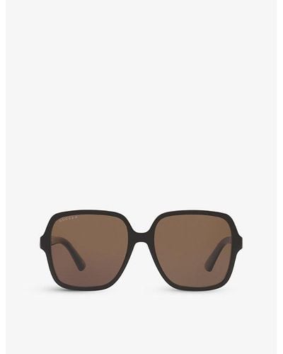 Gucci Polarized Sunglasses - Brown