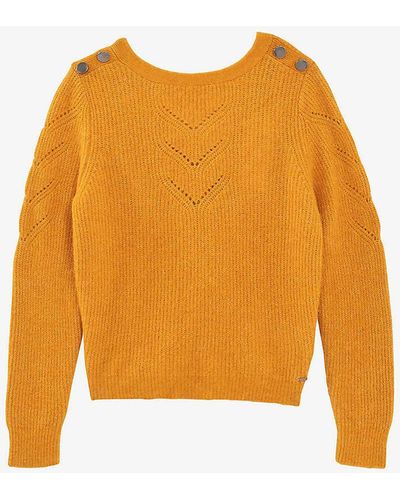 IKKS Reversible Wrap Knitted Jumper X - Orange