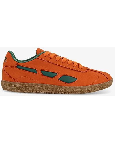 SAYE Modelo 70 Vegan Leather Trainers - Orange