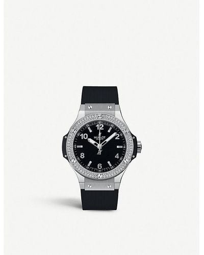 Hublot 361.sx.1270.rx.1104 Big Bang Steel Diamonds Watch - Black