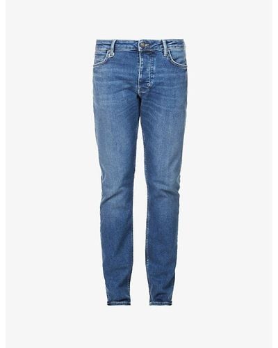 Neuw Lou Slim-fit Straight Cotton-blend Jeans - Blue