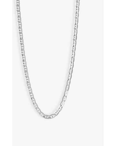 Maria Black Carlo Sterling-silver Chain Necklace - Metallic