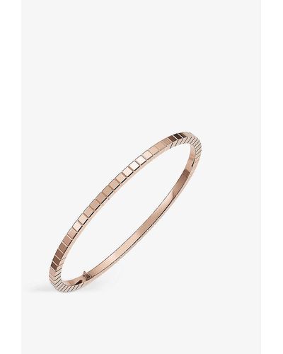 Chopard Ice Cube Pure 18ct Rose-gold Bangle - Natural