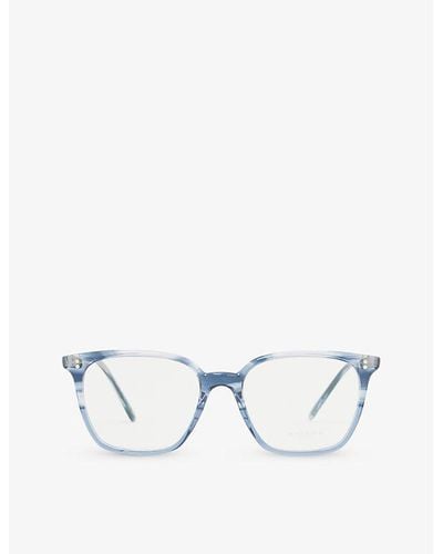 Oliver Peoples Ov5488u Square-frame Acetate Optical Glasses - White