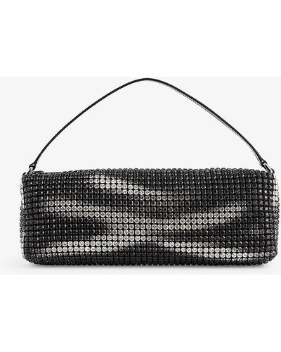 Alexander Wang Heiress Flex Leather Top-handle Bag - Black
