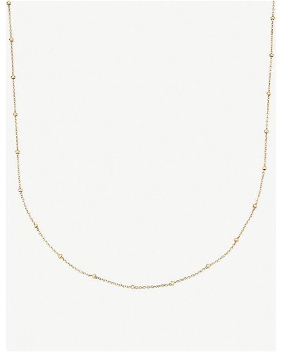 Monica Vinader 18ct Yellow -plated Vermeil Silver Chain Necklace - Natural