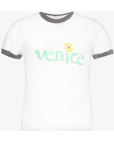 ERL Venice Cotton-jersey T-shirt X - White