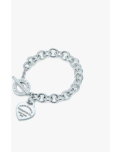 Tiffany & Co. Return To Tiffany Sterling-silver Bracelet - Blue