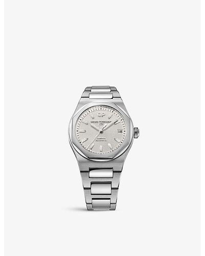 Girard-Perregaux 81010-11-131-11a Laureato Stainless-steel Quartz Watch - White