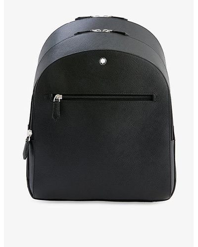 Montblanc Sartorial Logo-embellished Leather Backpack - Black