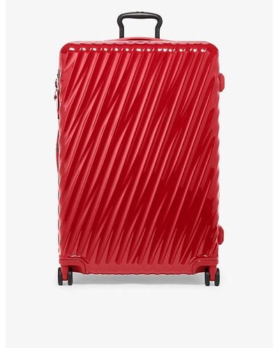 Tumi Extended Trip Expandable Four-wheeled Suitcase - Red