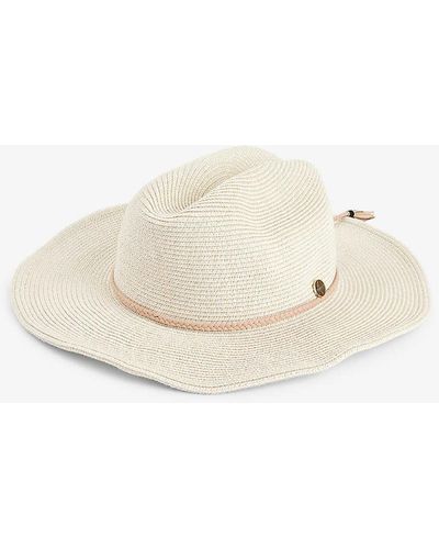 Seafolly Coyote Packable Woven Hat - Natural