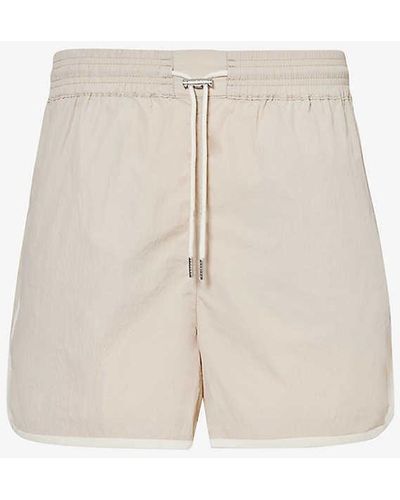 Varley Harmon Relaxed-fit Shell Shorts - Natural