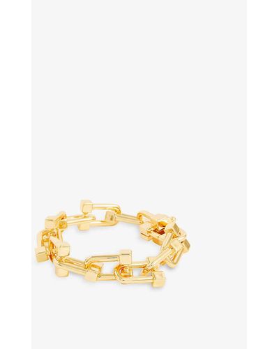 OMA THE LABEL Kosi 18ct Yellow- Plated Brass Chain Bracelet - Metallic