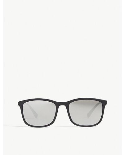 Prada Linea Rossa Linea Rossa Square Frame Sunglasses - Gray