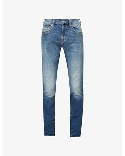 True Religion Rocco Slim-fit Skinny Stretch-denim Jeans - Blue