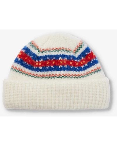 Howlin' Revenge Of The Hat Ribbed Wool Beanie - Blue