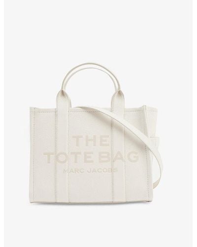 Marc Jacobs The Leather Medium Tote Bag - White