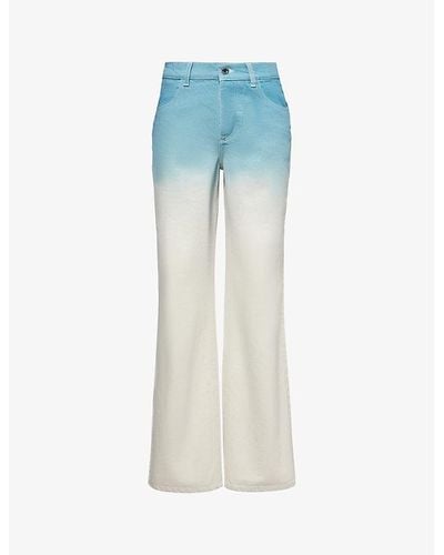 Stine Goya Joelle 1998 Straight-leg Mid-rise Organic-denim Jeans - Blue