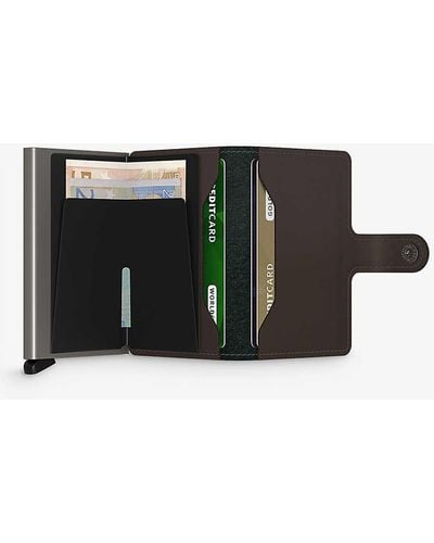 Secrid Miniwallet Leather Cardholder - Black