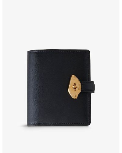 Mulberry Lana Compact Leather Wallet - Black