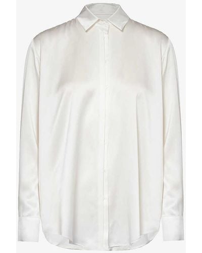 Viktoria & Woods Memorial Regular-fit Silk Shirt - White