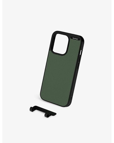Topologie Bump Branded Iphone 15 Case - Green