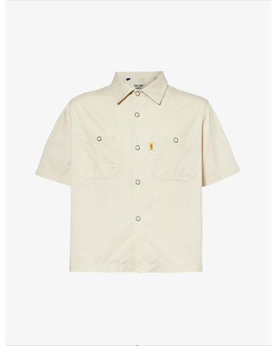 GALLERY DEPT. Tural Mechanic Patch-pocket Boxy-fit Cotton Shirt - White