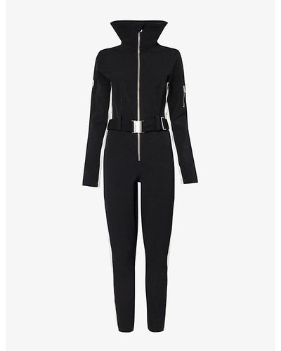 CORDOVA High-neck Slim-fit Stretch-woven Ski Suit - Black
