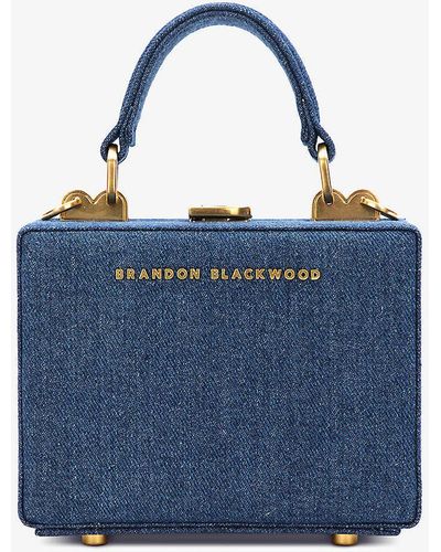 Brandon Blackwood Kendrick Mini Denim Cross-body Bag - Blue