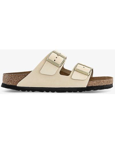 Birkenstock Arizona Two-strap Leather Sandals - White