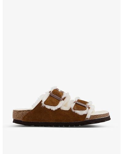 Arizona shearling-lined suede sandals