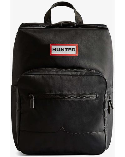 HUNTER Pioneer Recycled-nylon Backpack - Black