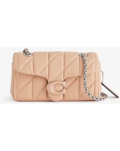 COACH Tabby 20 Quilted Leather Cross-body Bag - Natural
