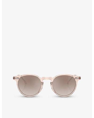 Oliver Peoples Ov5529su N.02 Sun Phantos-frame Acetate Sunglasses - Pink