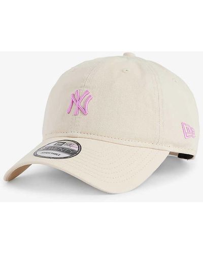KTZ 9twenty New York Yankees Cotton Cap - Natural