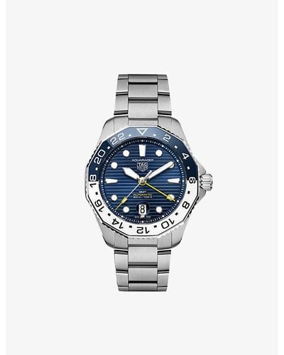 Tag Heuer Wbp2010.ba0632 Aquaracer Stainless Steel Automatic Watch - Blue
