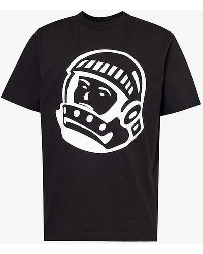 BBCICECREAM Astro Helmet Branded-print Cotton-jersey T-shirt - Black