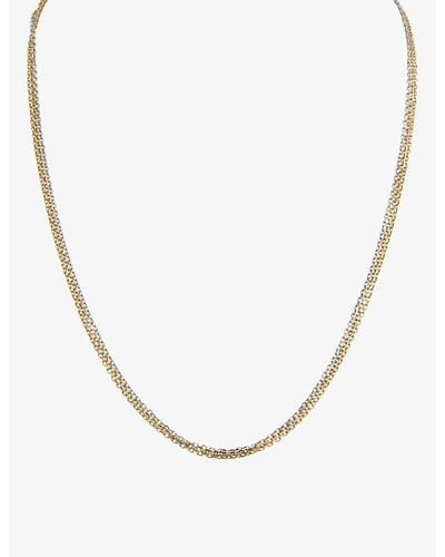 Cartier Trinity 18ct White-gold, 18ct Rose-gold And 18ct Yellow-gold Chain Necklace