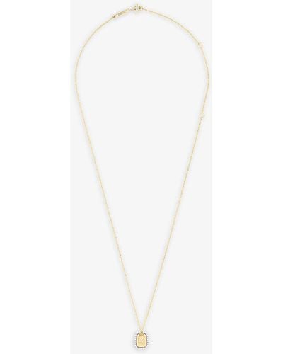 Pdpaola Zodiac Virgo 18ct Yellow -plated 925 Sterling-silver Necklace - White