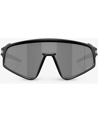 Oakley Oo9404 Latchtm Panel Shield-frame Bio-mattertm Sunglasses - Grey