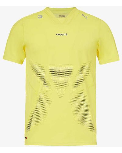 Coperni Puma X Relaxed-fit Stretch-jersey T-shirt - Yellow