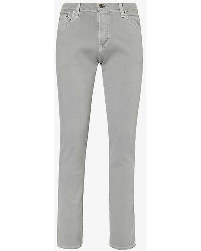 Citizens of Humanity Adler Regular-fit Tapered Stretch-denim Jeans - Grey