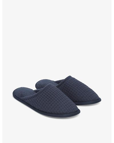 The White Company Slip on Suede Mule Slippers Lyst