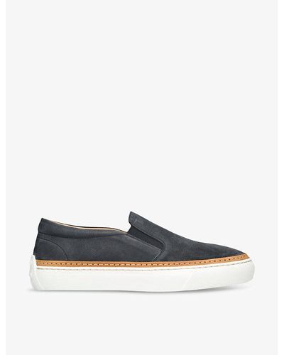 Tod's Cassetta Slip-on Leather Low-top Sneakers - Multicolor