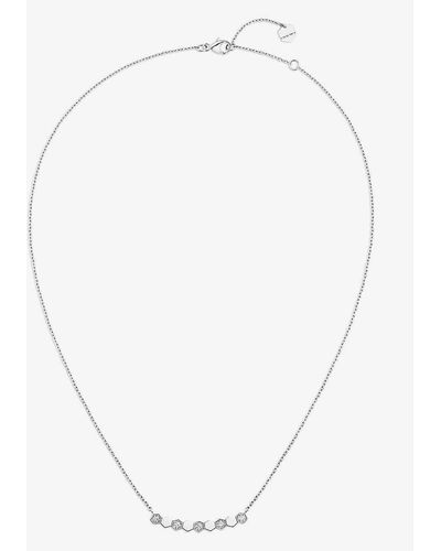 Chaumet Bee My Love 18ct White-gold And 0.20ct Diamond Necklace