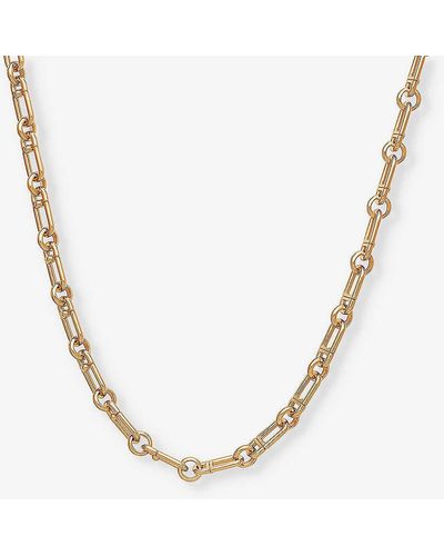 Rachel Jackson Stellar 22ct -plated Sterling-silver Chain Necklace - Metallic